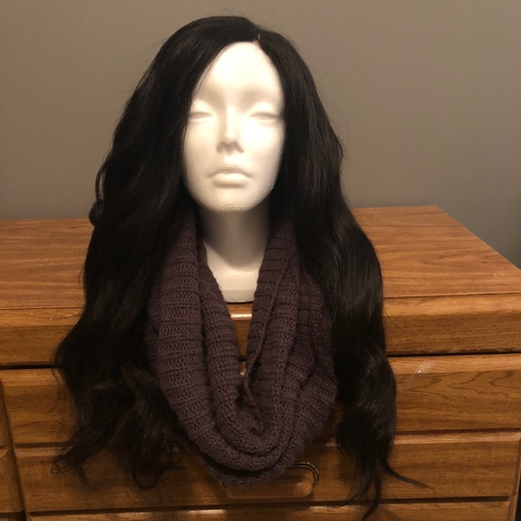 Black/Brown Infinity Scarf - Picture 1 of 3